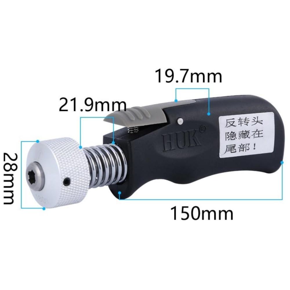HUK Lock Pick Tool Locksmith Spinner Turning Lock Opener Tool
