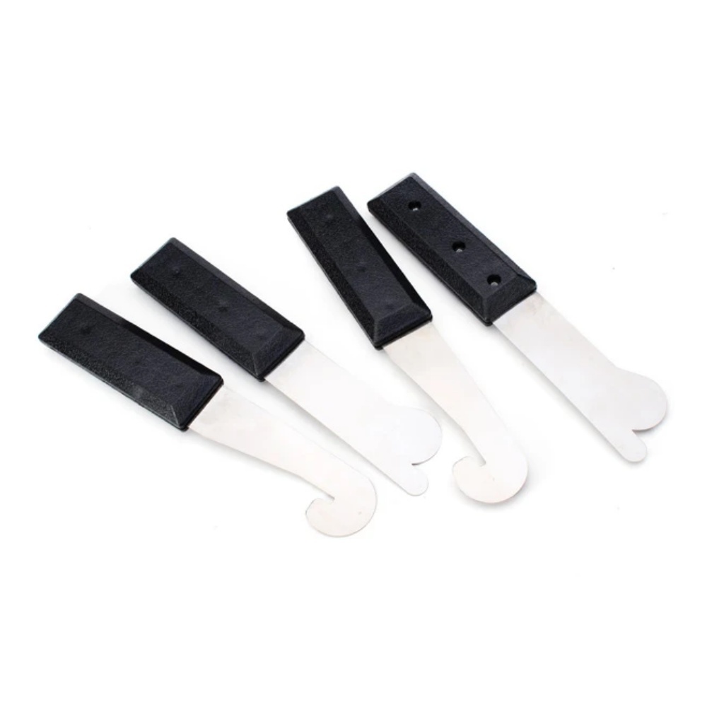 4pcs Slices Door Slit Opener Bypass Tools Insert Sheet Steel Disc Locksmith Tools Doors Joggling Bypass Lock Opener Tool