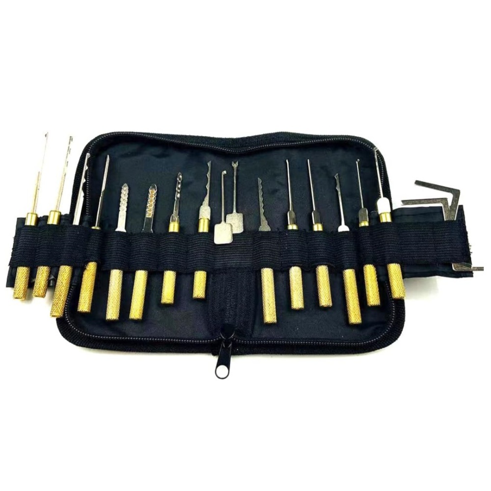 18Pcs Dimple Lock Pick Tools Combination Door Openner Locksmith Tool