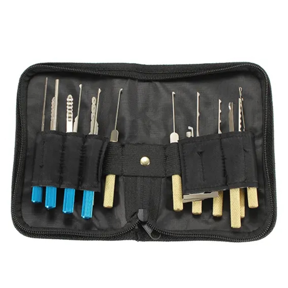 18Pcs Dimple Lock Pick Tools Combination Door Openner Locksmith Tool