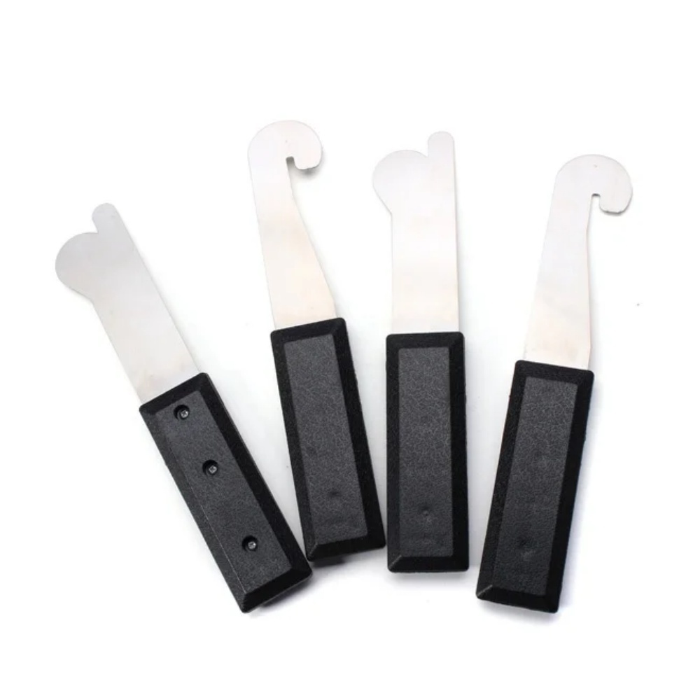 4pcs Slices Door Slit Opener Bypass Tools Insert Sheet Steel Disc Locksmith Tools Doors Joggling Bypass Lock Opener Tool