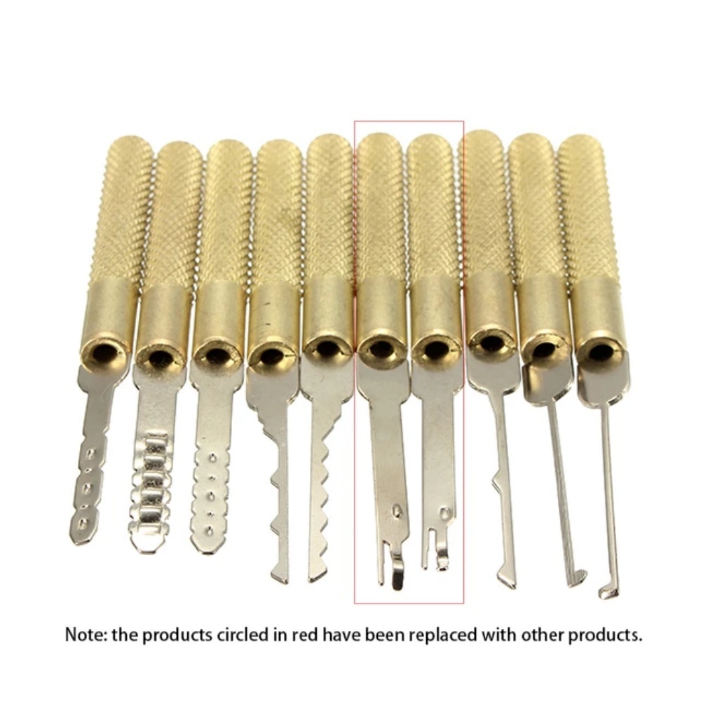 18Pcs Dimple Lock Pick Tools Combination Door Openner Locksmith Tool