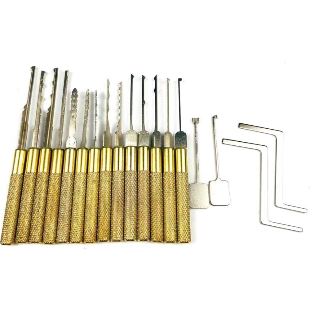 18Pcs Dimple Lock Pick Tools Combination Door Openner Locksmith Tool