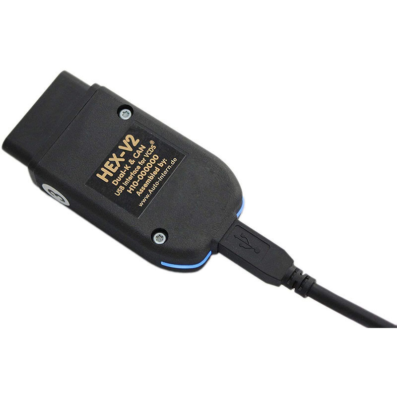 VCDS HEX V2 V24.05 VAG COM Intelligent Dual-K CAN USB Interface for VW AUDI Skoda
