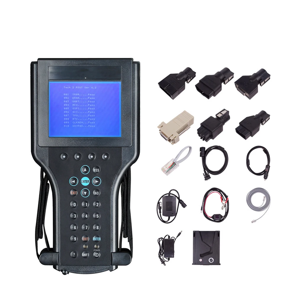 GM TECH2 Diagnostic Scanner  32MB PCMCIA Card Flash Tester 12V Car RS232 Cable Adapter Detector