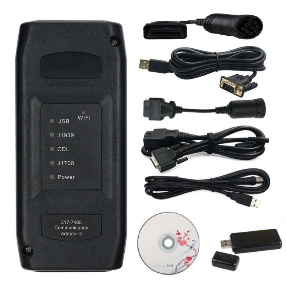 CAT ET3 Adapter Truck Diagnostic Tool With WIFI CAT Caterpillar ET 2024A 2019A Diagnostic Adapter III-1