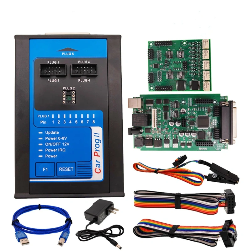 Carprog 2 V8.21 Programmer Airbag SRS Reset Crash Data Immo Off Engine Instruments Read Save Carprog II ECU Tools