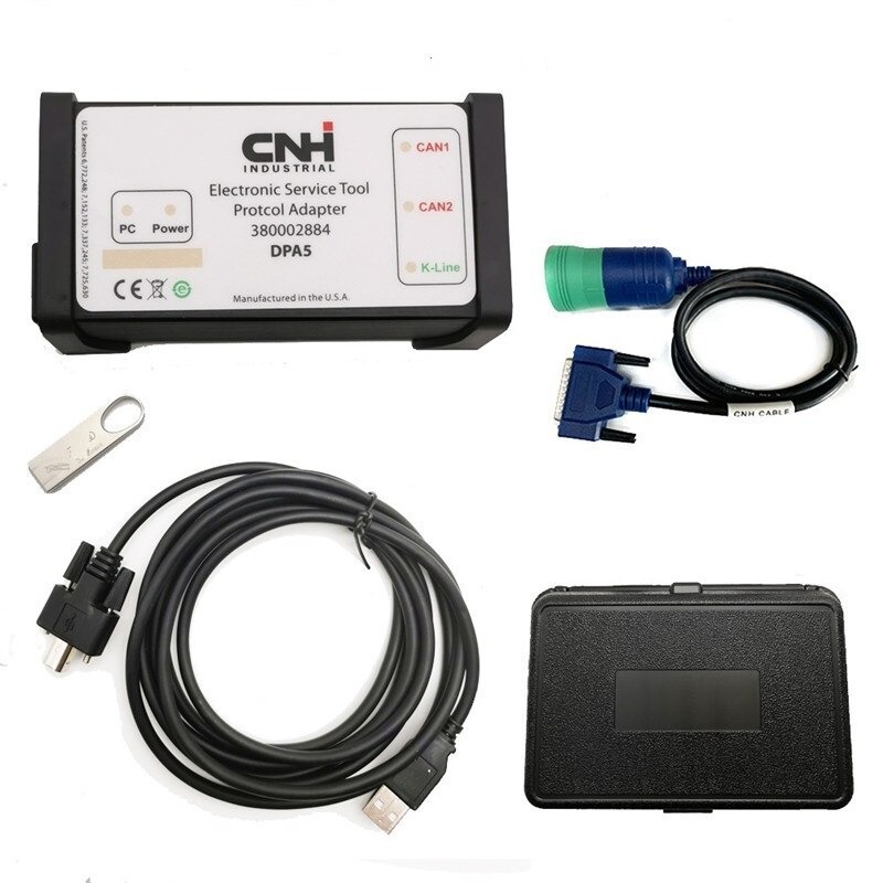 CNH DPA5 EST V8.6 V9.5 V9.9 Heavy Duty Truck Scanner Code Reader Full System Diagnostic Tool for Trailer Bus Wheel Loader Excavator Tractor