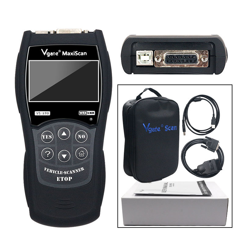 Vgate  Maxiscan VS890 Diagnostic Tool Auto Scanner Vgate OBD2 CAN-BUS Fault Car Code Reader