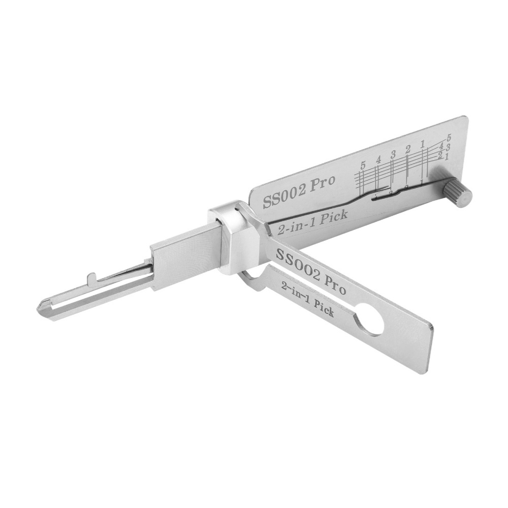 LISHI SS002 Pro 2 in 1 Lock Pick Tool and Key Decoder for S-Groove Door Lock