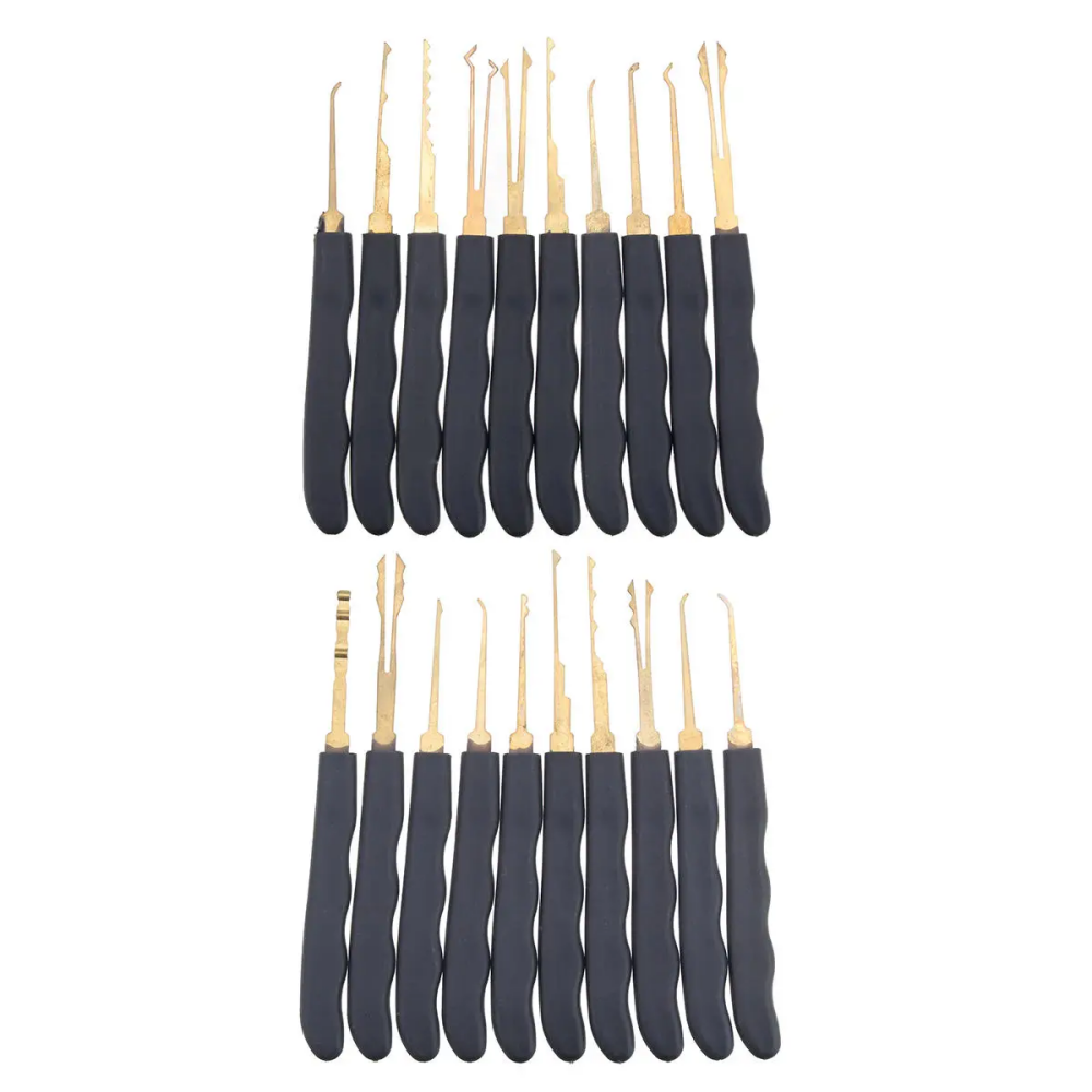 Lock Picks 24Pcs Padlock Set Training Tool Transparent Practice Locksmith Tool