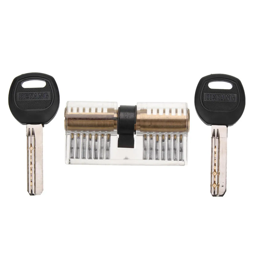 Lock Picks 24Pcs Padlock Set Training Tool Transparent Practice Locksmith Tool