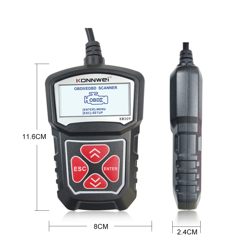 KONNWEI KW309 Elm327 Obd2 Scanner for Auto Obd 2 Car Diagnostic Tool Automotive Scanner