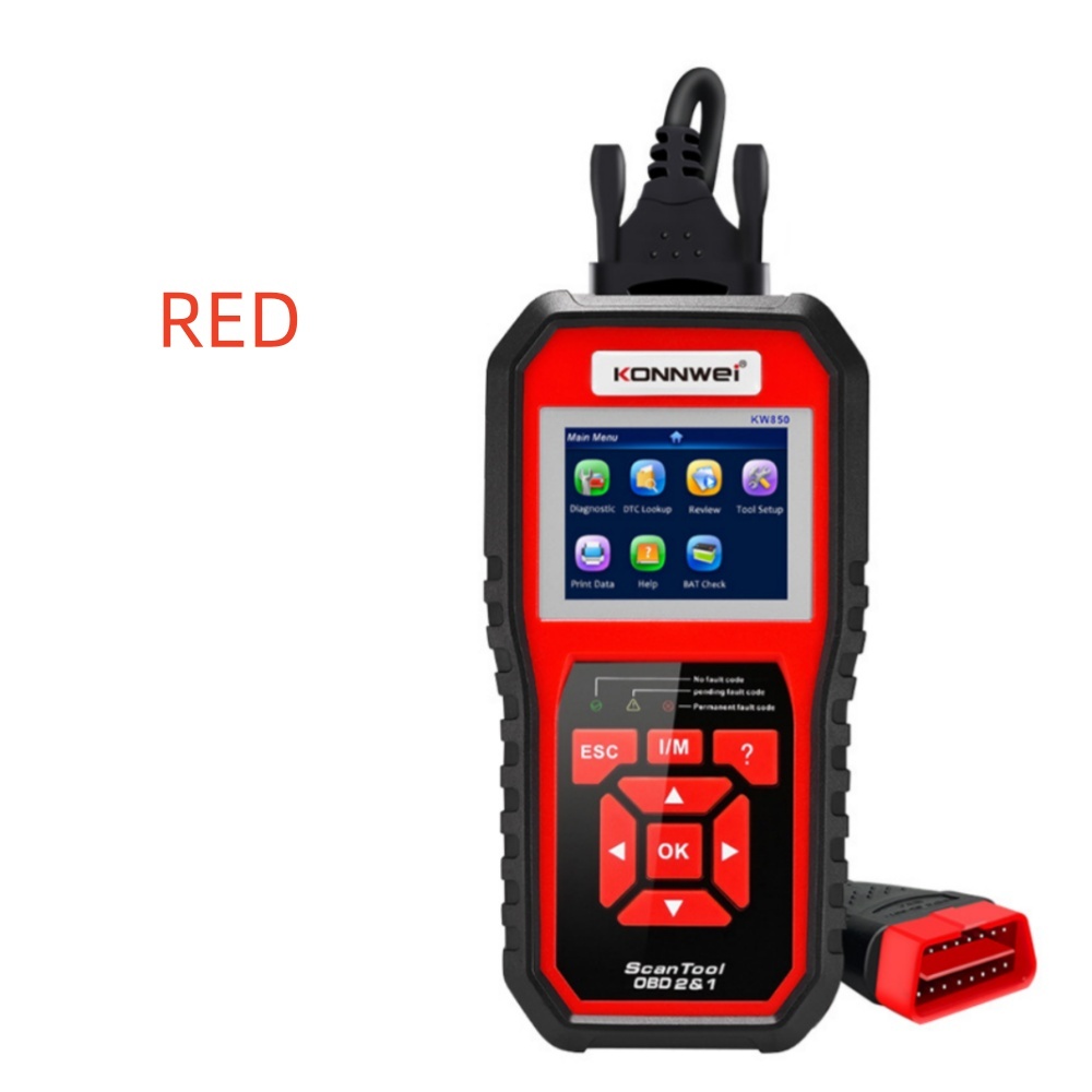 KONNWEI KW850 Car OBDII Scanner Professional Auto Diagnostic Tools OBDII Engine System Check Code Reader DTC