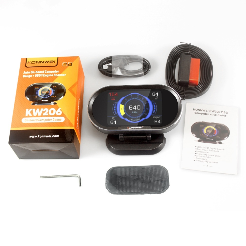 KONNWEI KW206 OBD2 Computer Auto Car Digital Computer OBD 2 Display