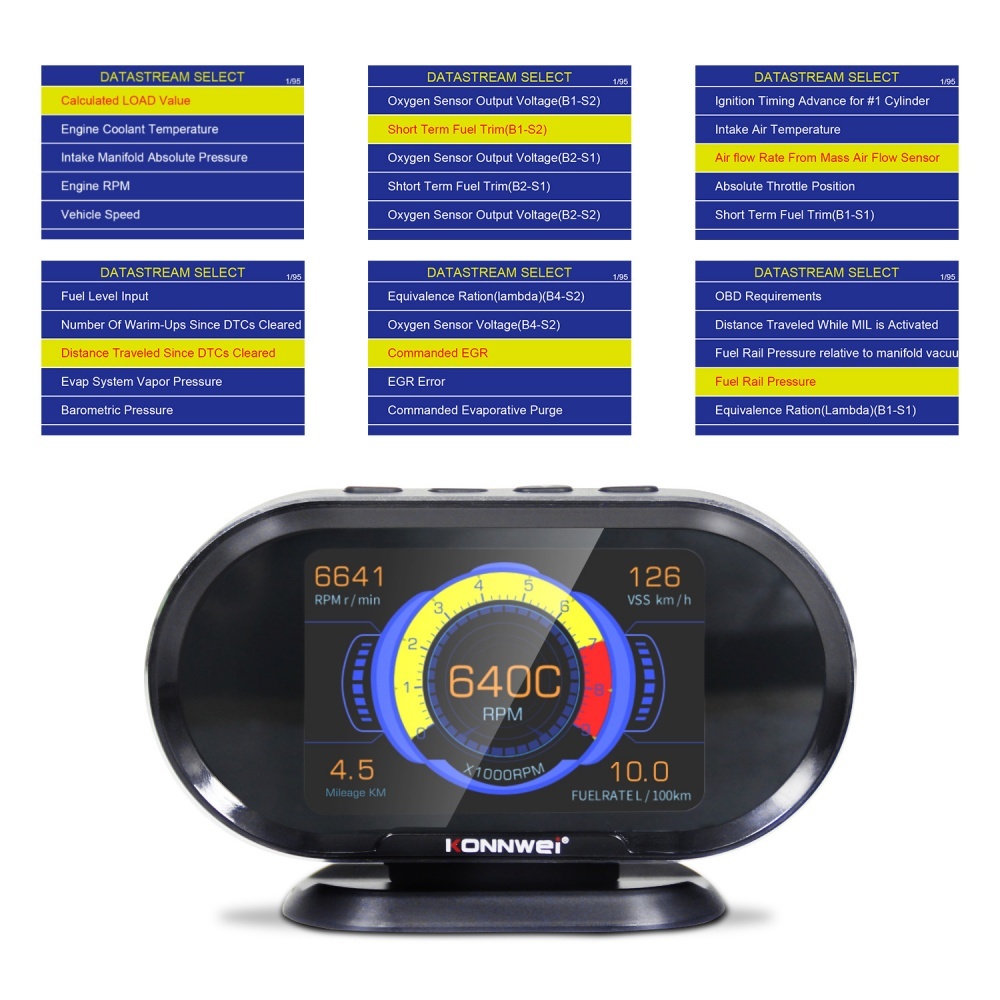 KONNWEI KW206 OBD2 Computer Auto Car Digital Computer OBD 2 Display
