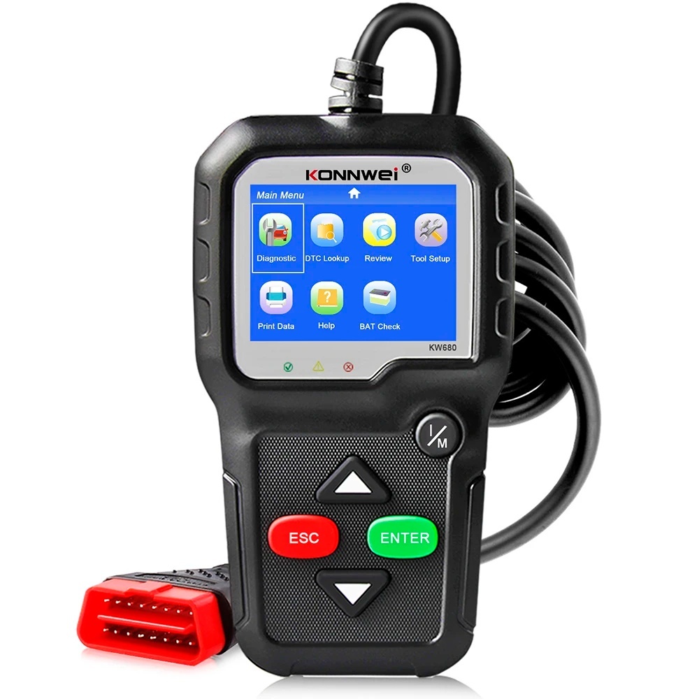 KONNWEI KW680 OBD2 Diagnostic Tool Code Reader Scan Tool OBD II Scanner