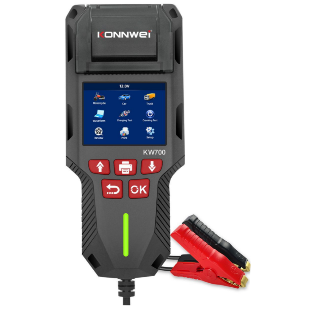 KONNWEI KW700 12V 24V Battery Tester Charging Test Tools Battery Health Test Diagnostic Tool