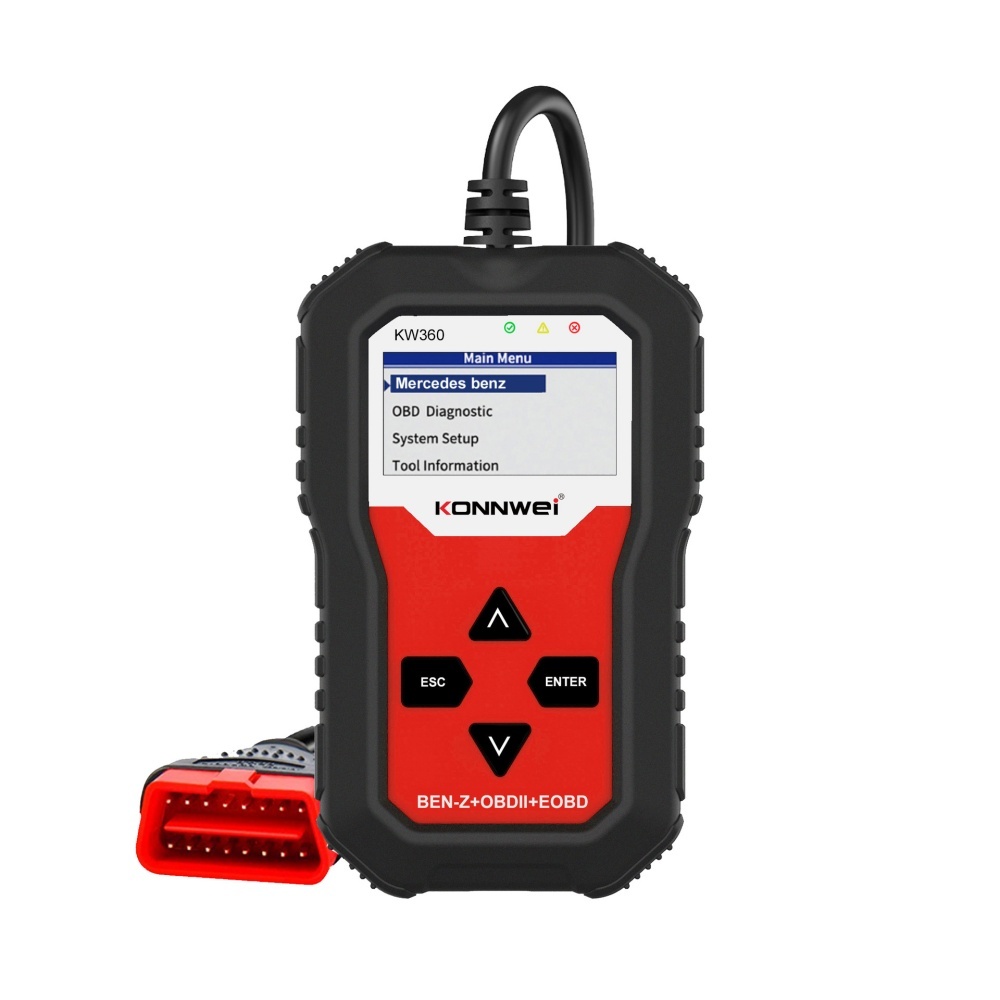 KONNWEI KW360 Full Systems OBD2 Scanner for Benz Professional Car Diagnostic Tool