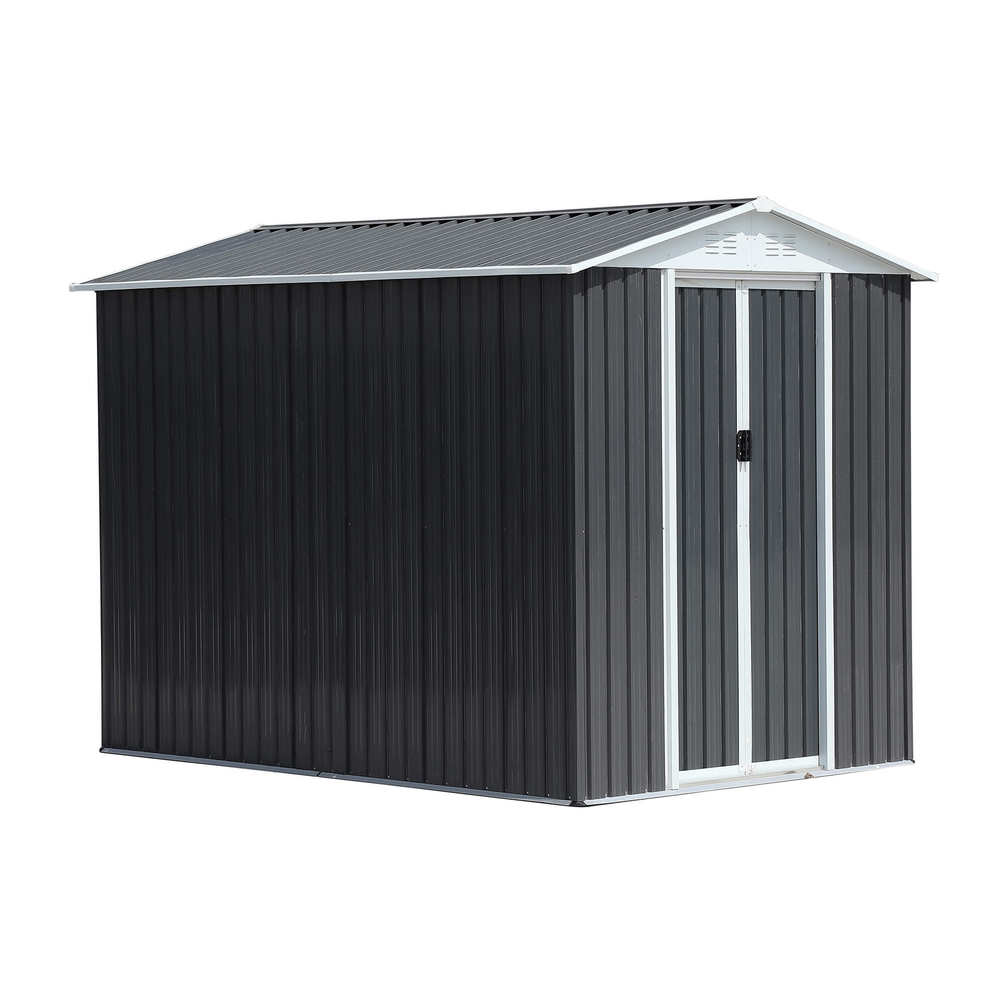 6x9 FT Apex Roof Metal Storage Shed