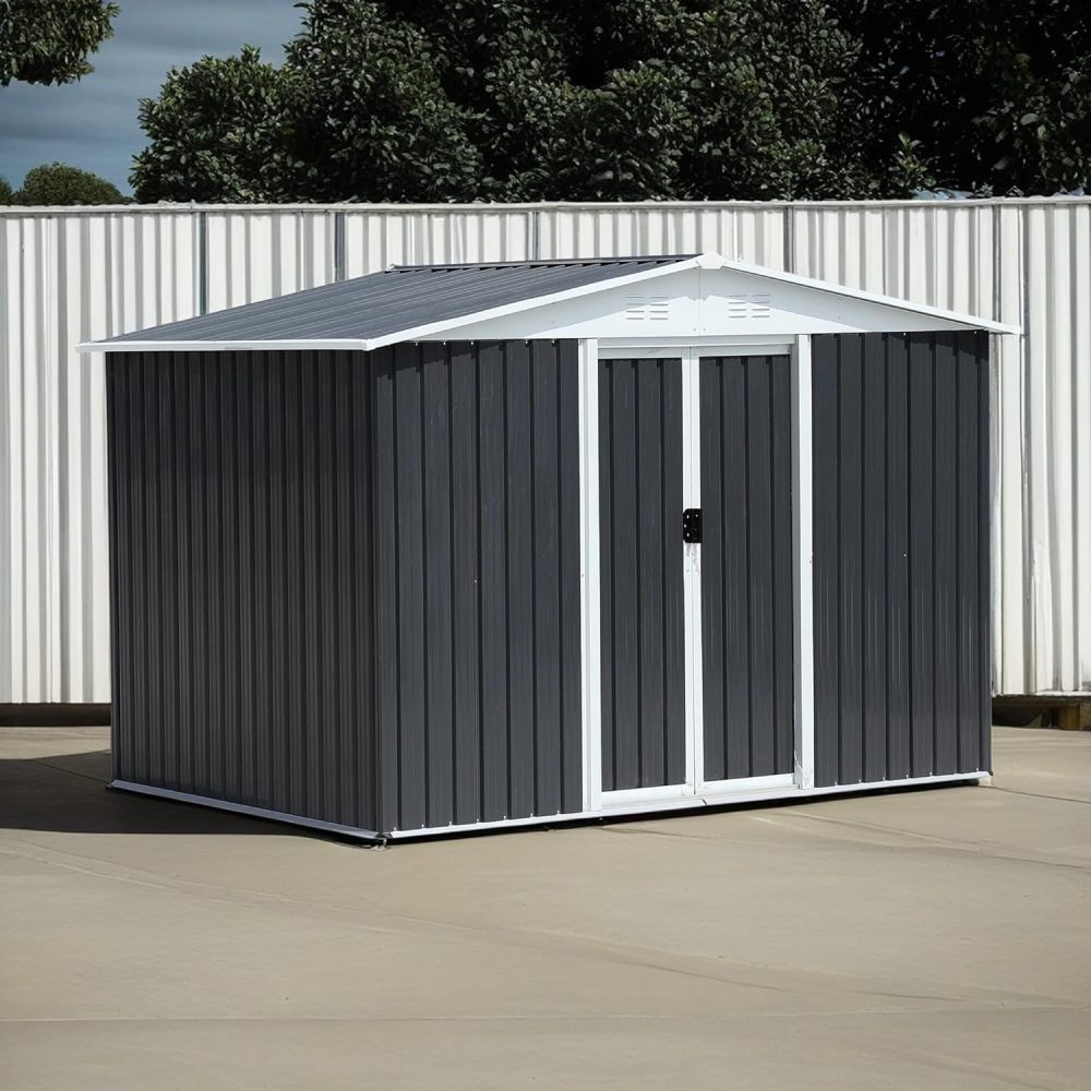 8x6 FT Apex Roof Outdoor Storage Shed