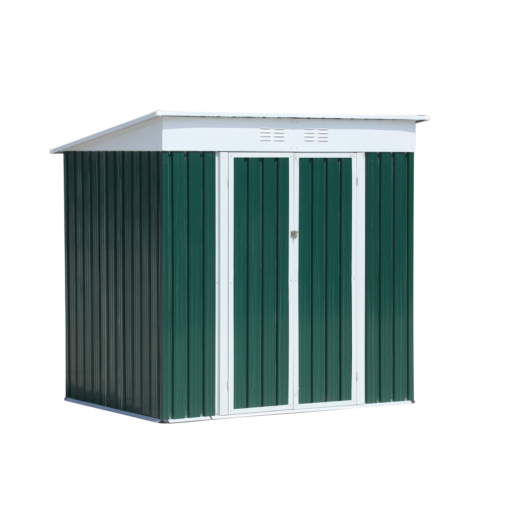 6x4 FT Pent Roof Outdoor Storage Sheds