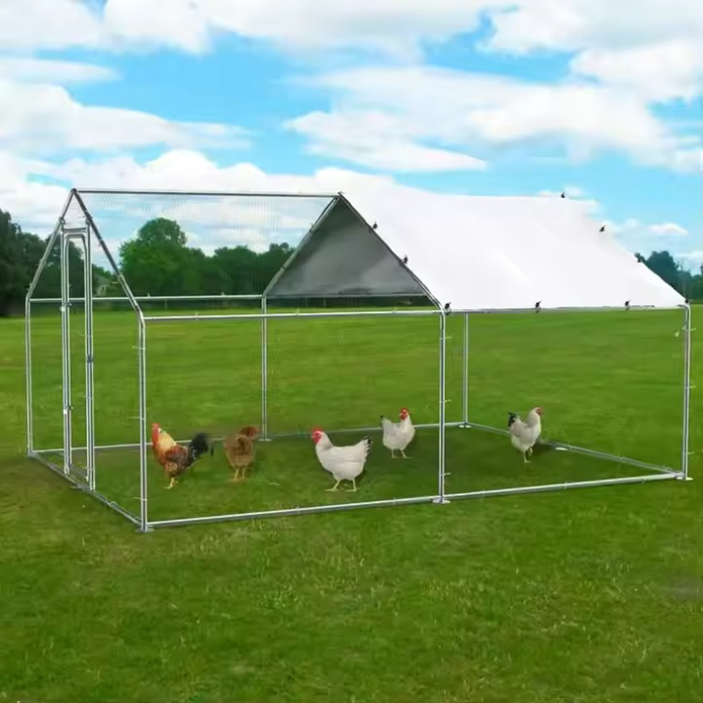 Walk-in Chicken Cage with Waterproof and Anti-Ultraviolet Cover