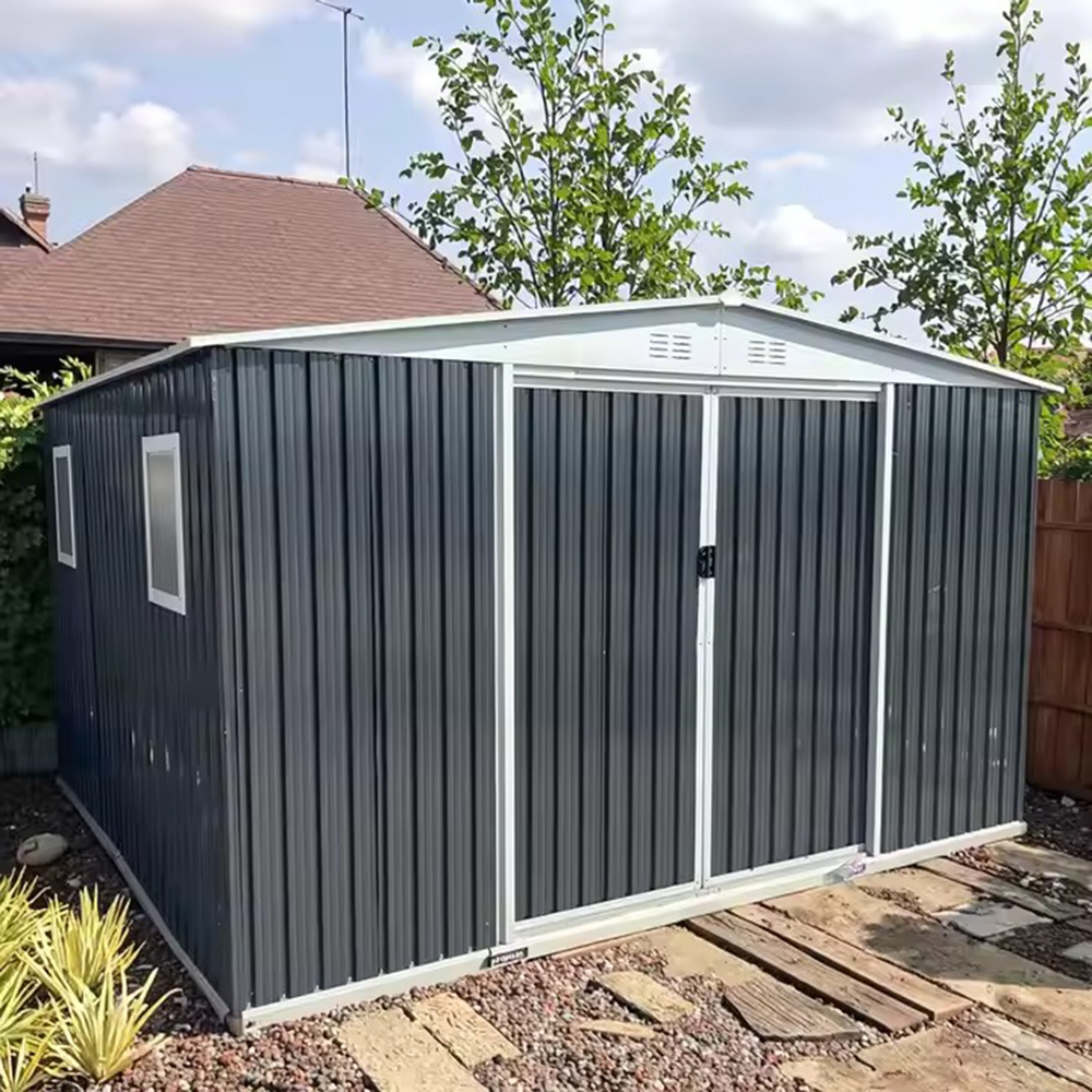 10x12FT Modern Outdoor Storage Tool Shed