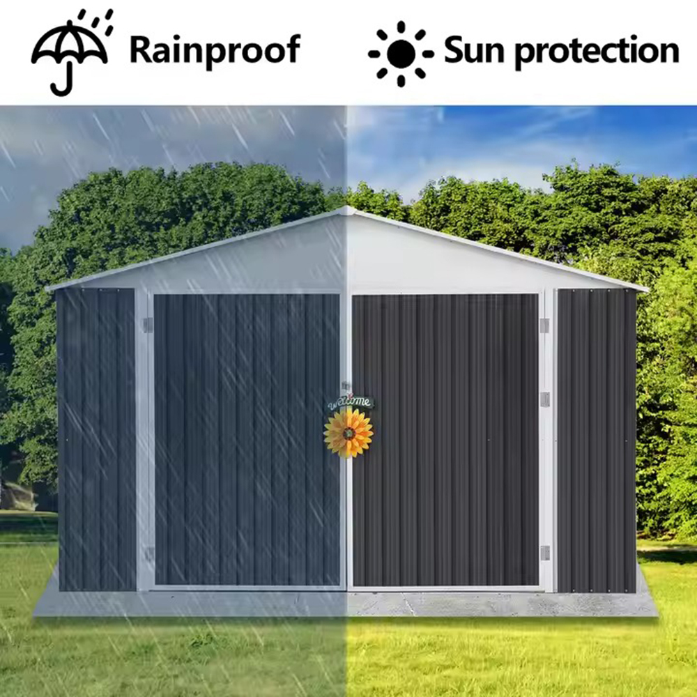 12x19FT Metal Car Storage Garage