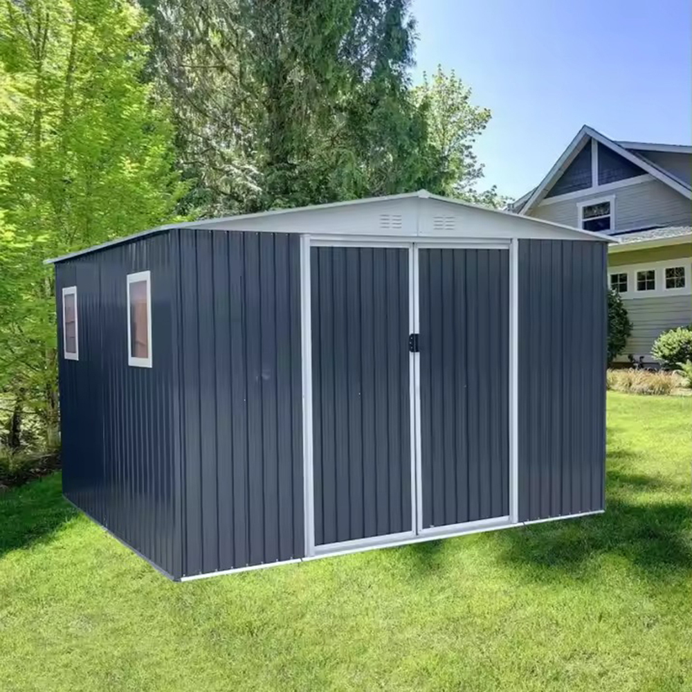 10x12FT Modern Outdoor Storage Tool Shed