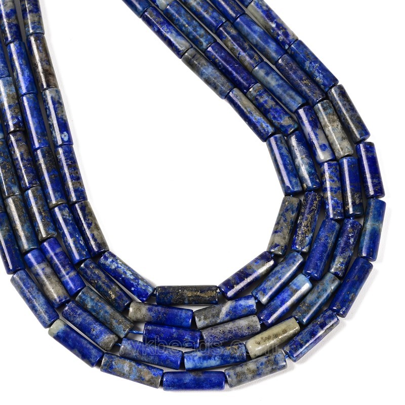 Lapis Lazuli Tubes, Approx 4x13mm, 38cm/strand