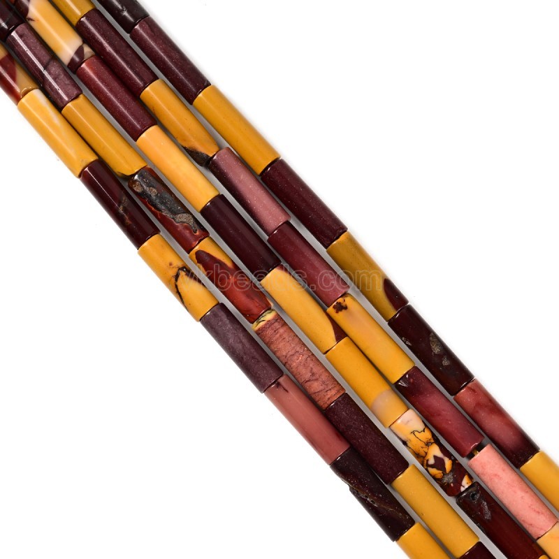 Mookaite Tubes, Approx 13x4mm, 38cm/strand