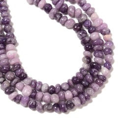 Lepidolite Nuggets, Approx 6-8mm~8-10mm, 38cm/strand