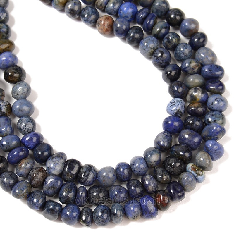 Bluestone Nuggets, Approx 6-8mm~8-10mm, 38cm/strand