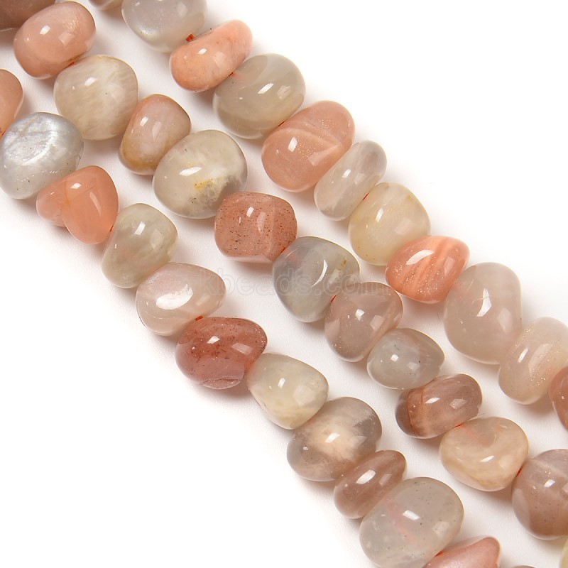 Multicolor Sunstone Nuggets, Approx 6-8mm~8-10mm, 38cm/strand