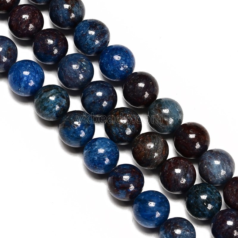 Blue Opal Smooth Rounds, Approx 6-10mm, 38cm/strand