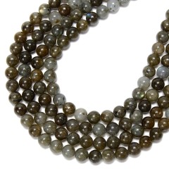 B+ Grade Labradorite Plain Round, 8mm, Approx 38cm/strand