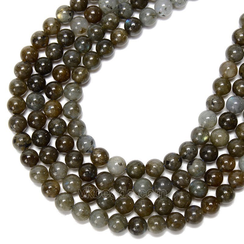 B+ Grade Labradorite Plain Round, 8mm, Approx 38cm/strand