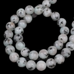 Kiwi Jasper Smooth Rounds, Approx  4-12mm, 38cm/strand