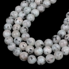 Kiwi Jasper Smooth Rounds, Approx  4-12mm, 38cm/strand