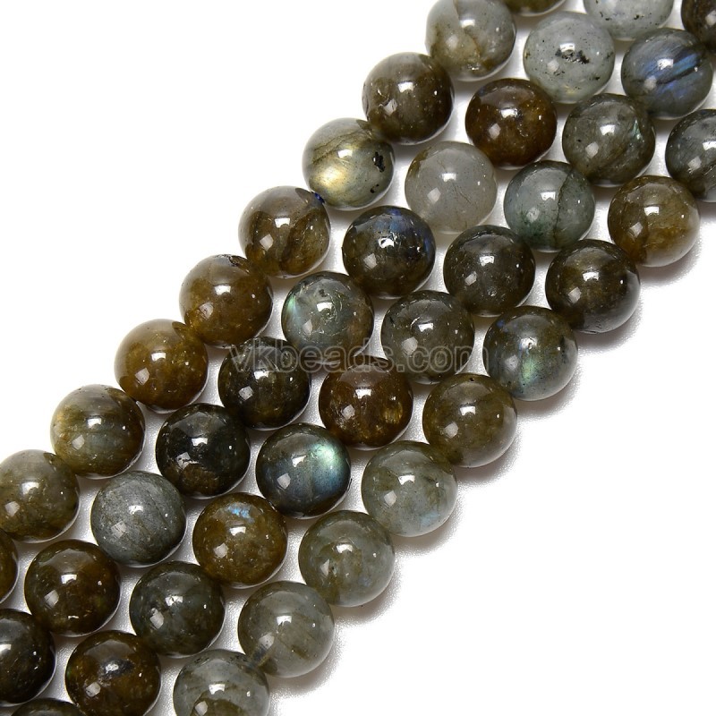 B+ Grade Labradorite Plain Round, 8mm, Approx 38cm/strand