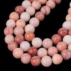 Orange Aventurine Smooth Rounds, Approx 6-10mm, 38cm/strand