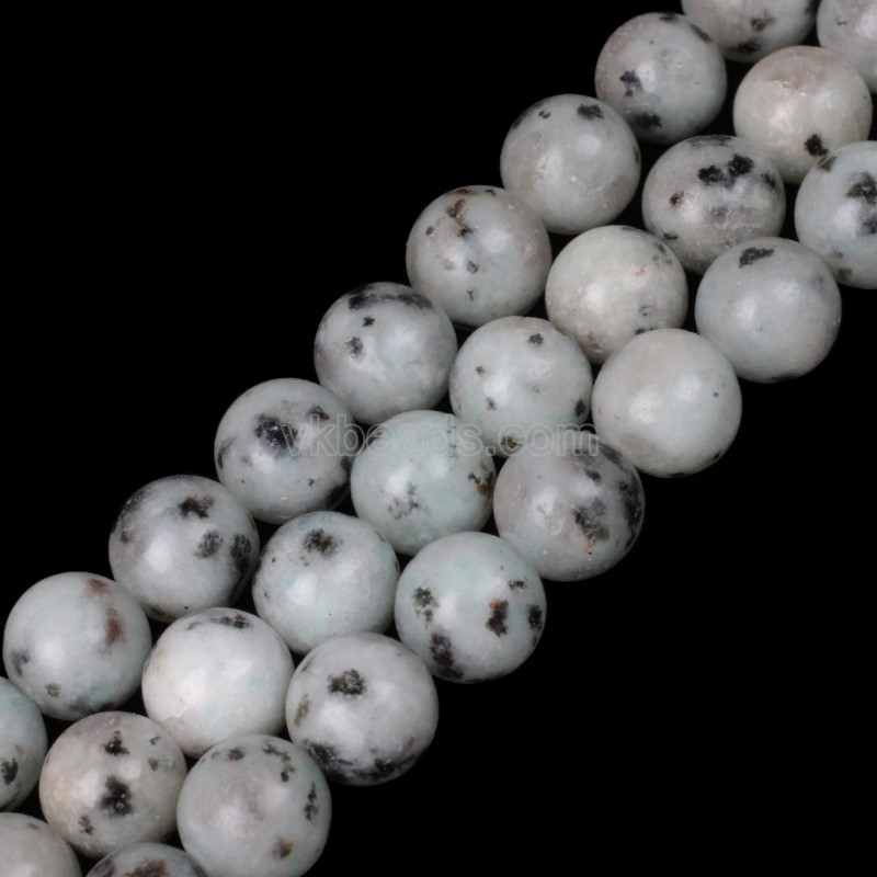 Kiwi Jasper Smooth Rounds, Approx  4-12mm, 38cm/strand
