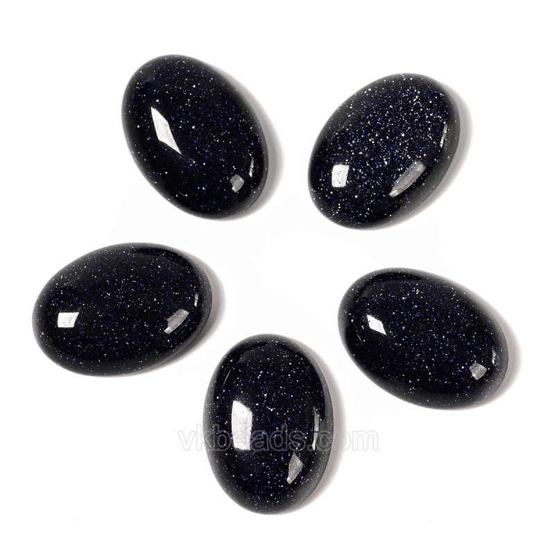 Dyed/Synthetic Gemstone Smooth Oval Cabochons, Approx 6x8-30x40mm(±0.2mm), Sell by Piece