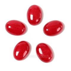 Dyed Red Jade