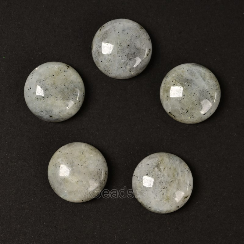 Natural Gemstone Smooth Round Cabochons, Approx 6-25mm(±0.2mm), Sell by Piece