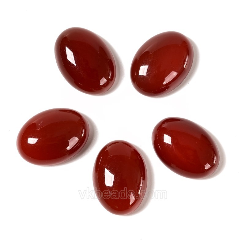 Dyed/Synthetic Gemstone Smooth Oval Cabochons, Approx 6x8-30x40mm(±0.2mm), Sell by Piece