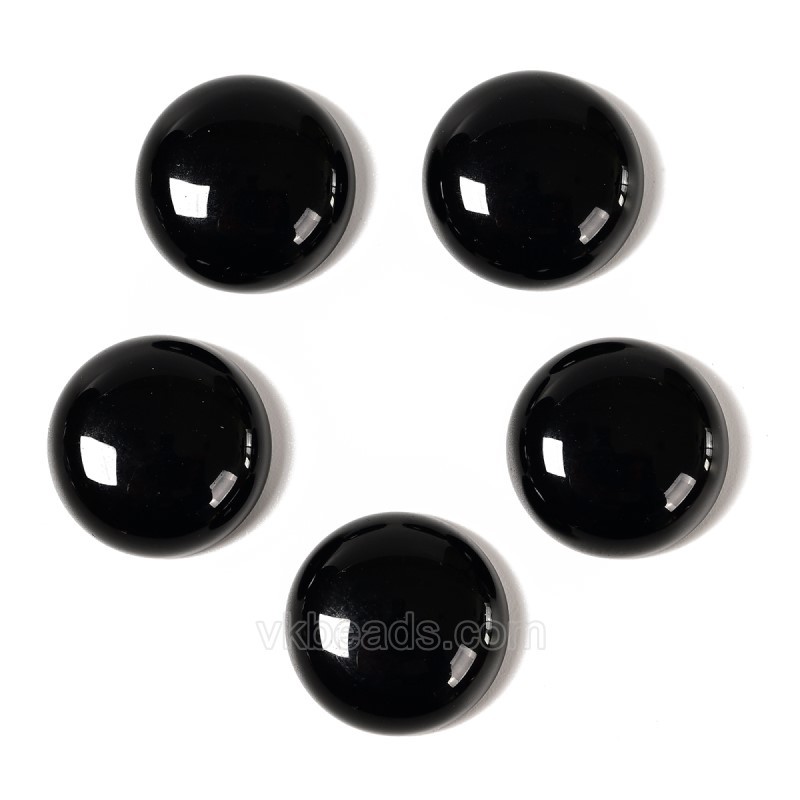 Natural Gemstone Smooth Round Cabochons, Approx 6-25mm(±0.2mm), Sell by Piece