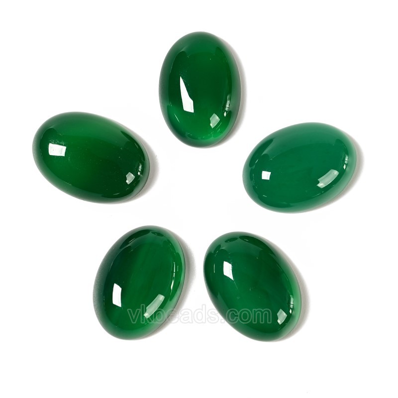 Dyed/Synthetic Gemstone Smooth Oval Cabochons, Approx 6x8-30x40mm(±0.2mm), Sell by Piece