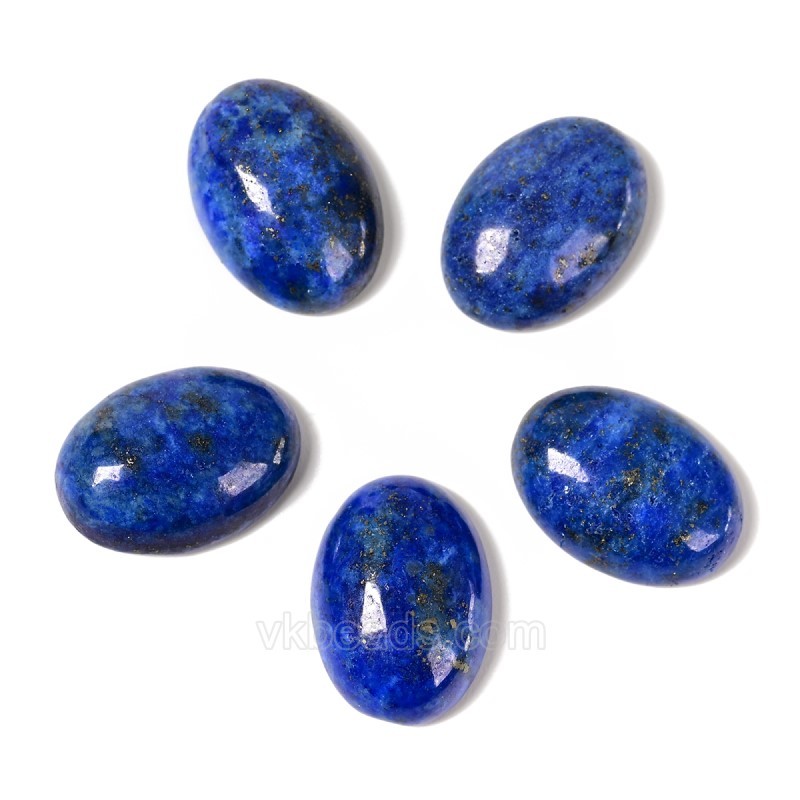 Dyed/Synthetic Gemstone Smooth Oval Cabochons, Approx 6x8-30x40mm(±0.2mm), Sell by Piece